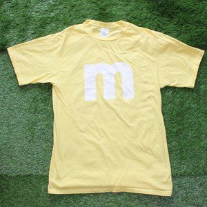 Port & Company Yellow M&M T-Shirt, Women's Small